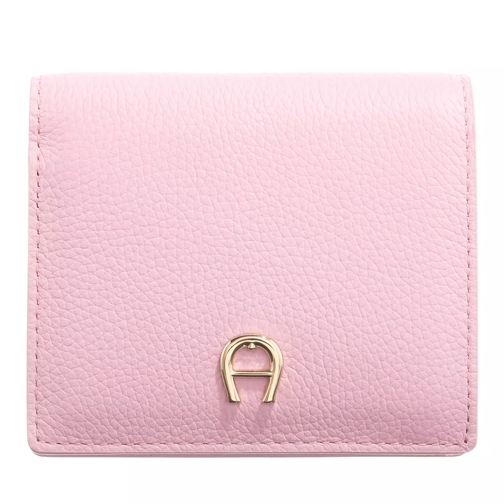 AIGNER Zita Soft Pink Bi-Fold Wallet