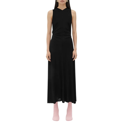 Bottega Veneta Abendkleider Black Jersey Evening Dress Cut Out Back Black