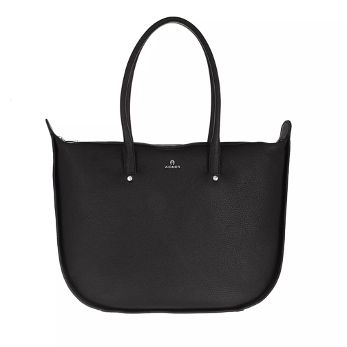 AIGNER Ivy Shopper Black Shopping Bag