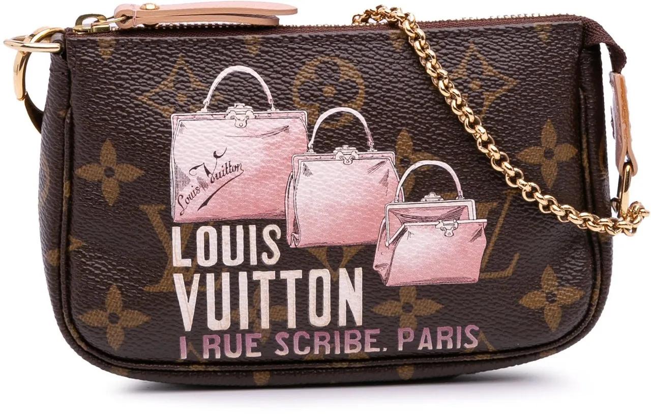 Louis Vuitton Crossbody Bags - Monogram Affiche Mini Pochette Accessoires - Gr. unisize - in Braun - für Damen