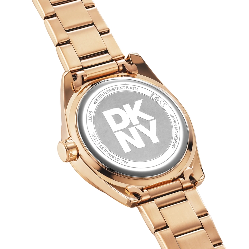 DKNY Quarzuhr Quarzuhr Chambers Multi Glitz rose(Image 4)