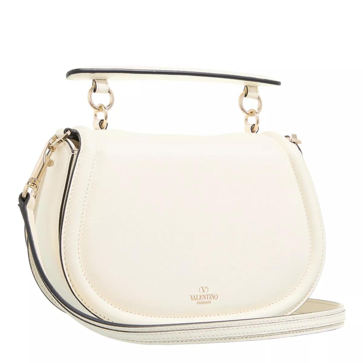 Valentino Garavani Crossbody bags V Sling Sattle Bag in crème