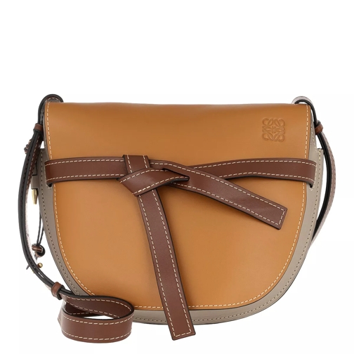 Loewe Gate Bag Amber/Light Grey/Rust Colour Crossbody Bag