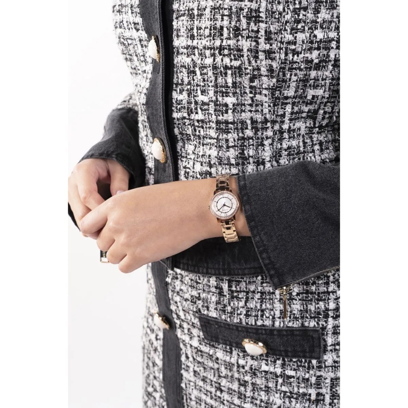 Guess Automatikuhr Quarz-Analoguhr Melody rosa(Image 5)