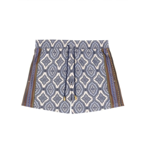 Etro  Geometric Pattern Boxer Swimsuit Multicolor