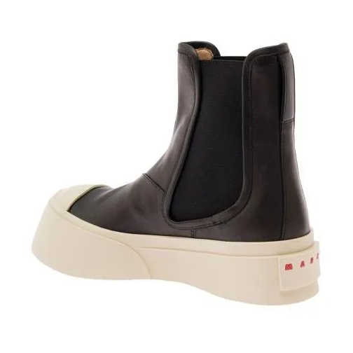 Marni Botte Black Slip-On Ankle Boots Black (Image 2)