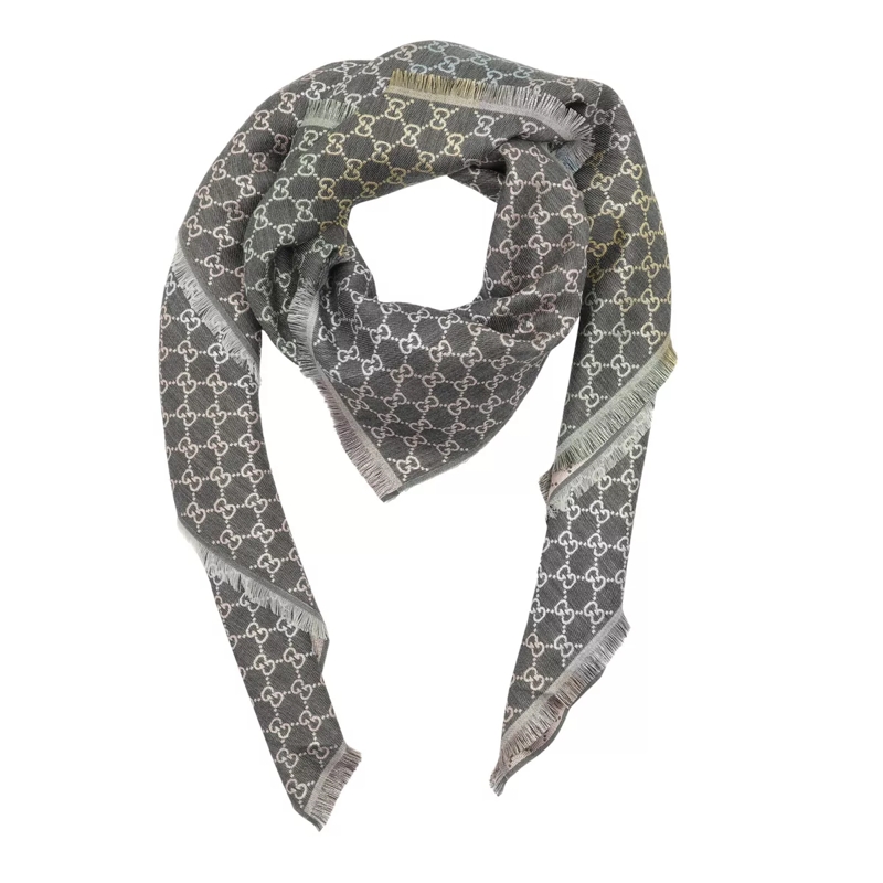 Gucci Neckerchief GG Rainbow Shawl Lead