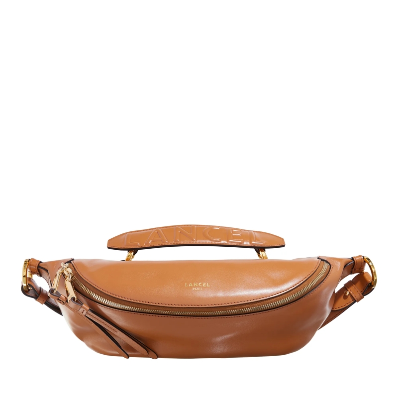 Lancel Crossbody Bag Origami De Lancel Camel