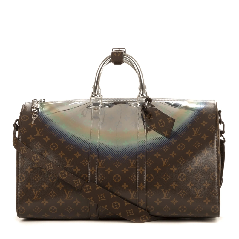 Louis Vuitton Crossbody Bag Ltd. Ed. Nebula Keepall Bandouliere 50 braun