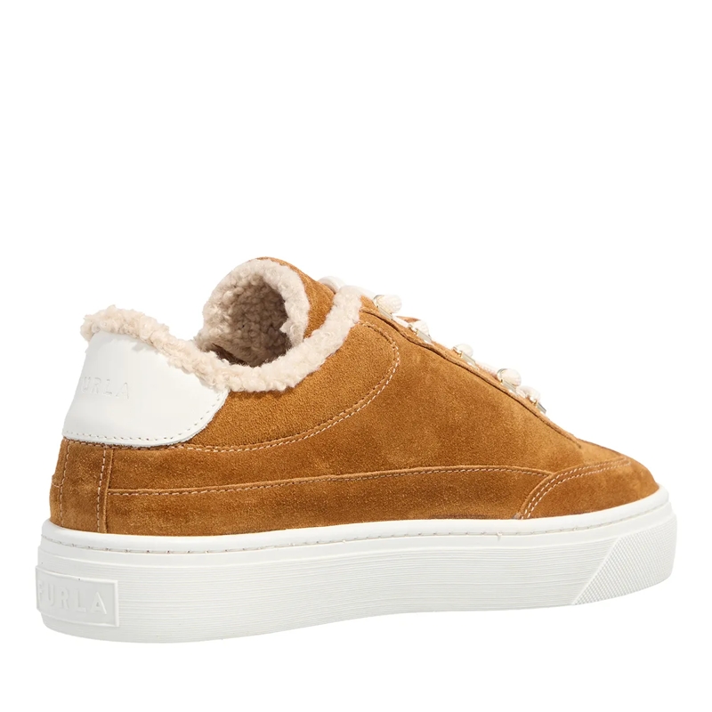 Furla Low-Top-Sneaker Furla Enjoy Lace-Up Sneaker T.20 Brandy+Marshmallow(Image 3)