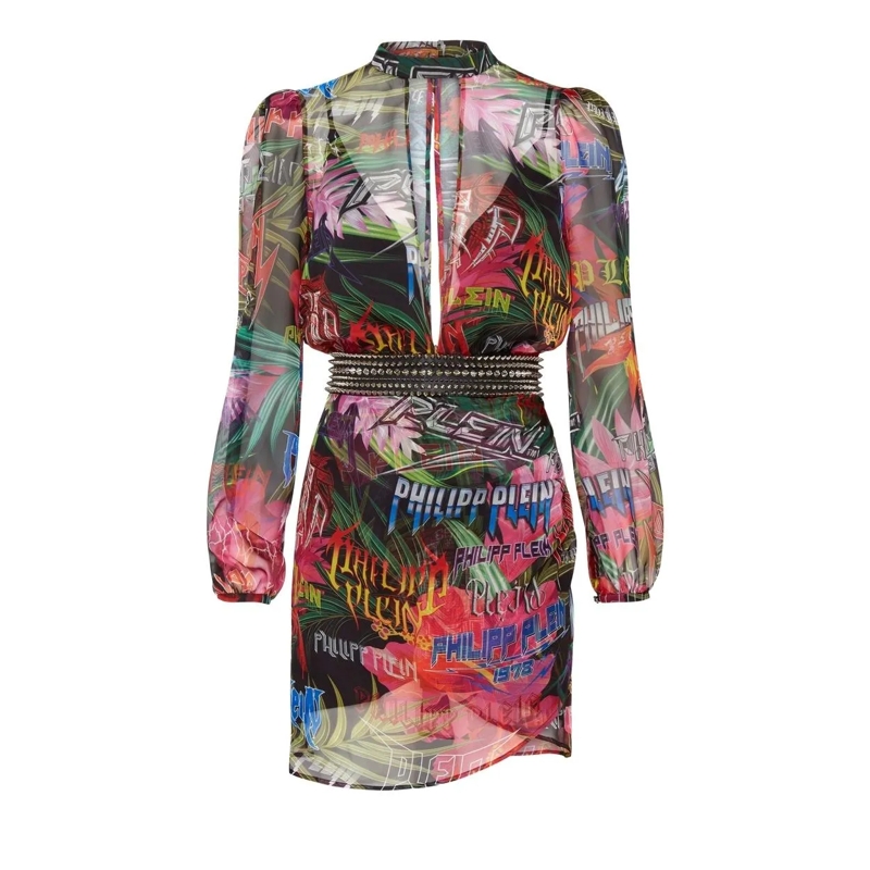 Philipp Plein Minikleid Minikleid bunt(Image 2)