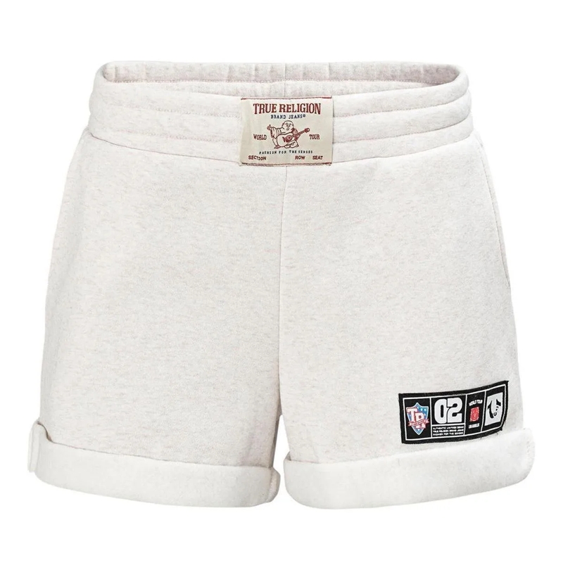 True Religion Shorts - Elastischer Bund- Weiche Haptik- Umgeschlagend hellbeige