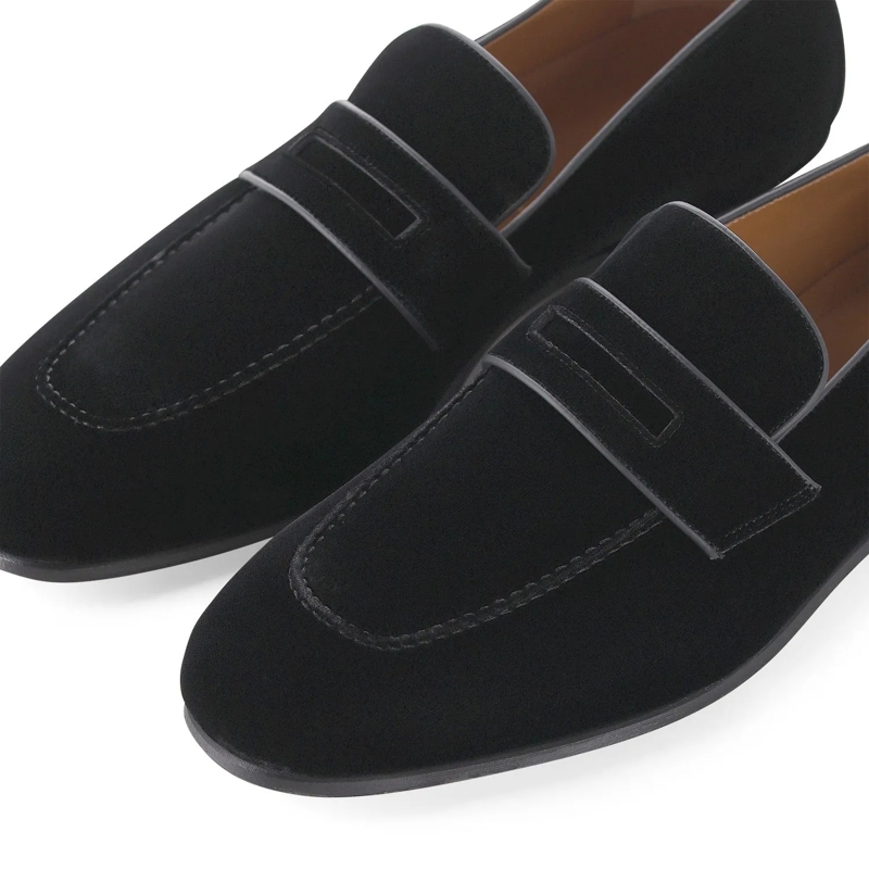 Tom Ford Loafer Loafer aus Samt schwarz(Image 4)
