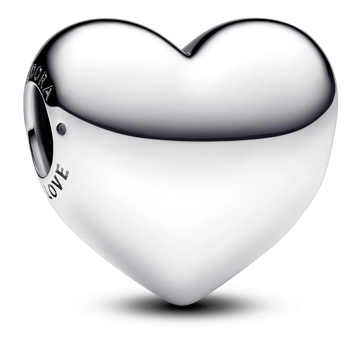 Pandora silver heart store