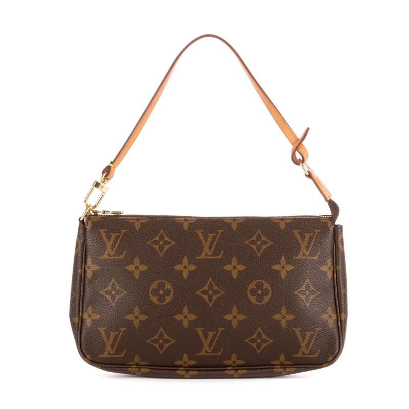Louis Vuitton Crossbody Bag Accessory Pouch braun