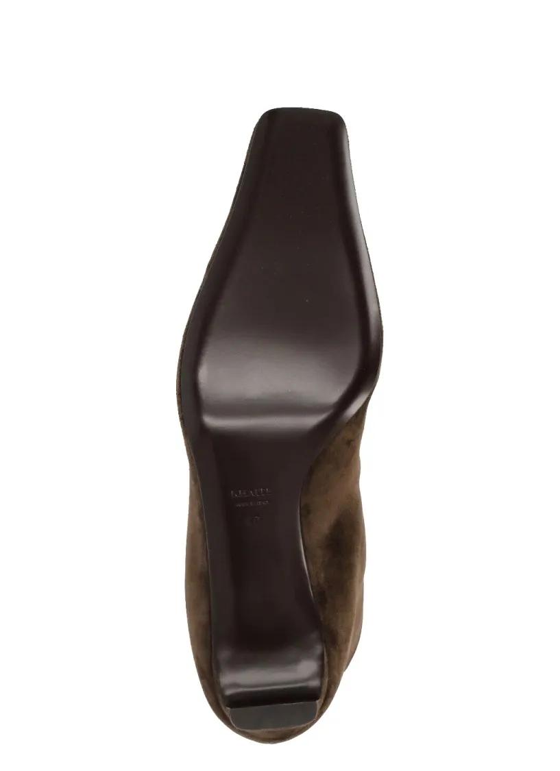 Thumbnail - Khaite Stiefel - Brown Suede Leather Boots - Gr. 37 (EU) - in Braun - für Damen