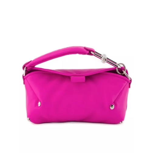 Off-White San Diego S Crossbody  - Fuchsia - Leather Pink Liten boxformad väska