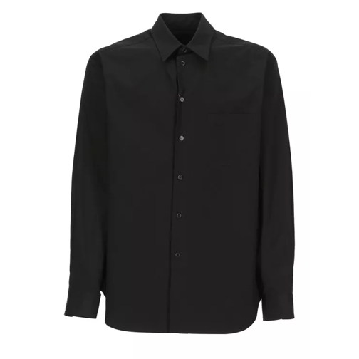 Yohji Yamamoto Black Pour Homme Cotton Shirt Black 