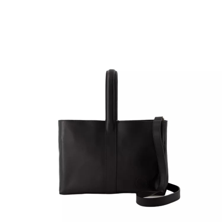 Ines De La Fressange Leonore Bag Leather Black Black Sac à