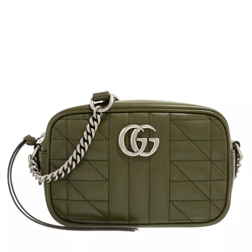 Gucci Marmont Bag Small Military Green Crossbody Bag