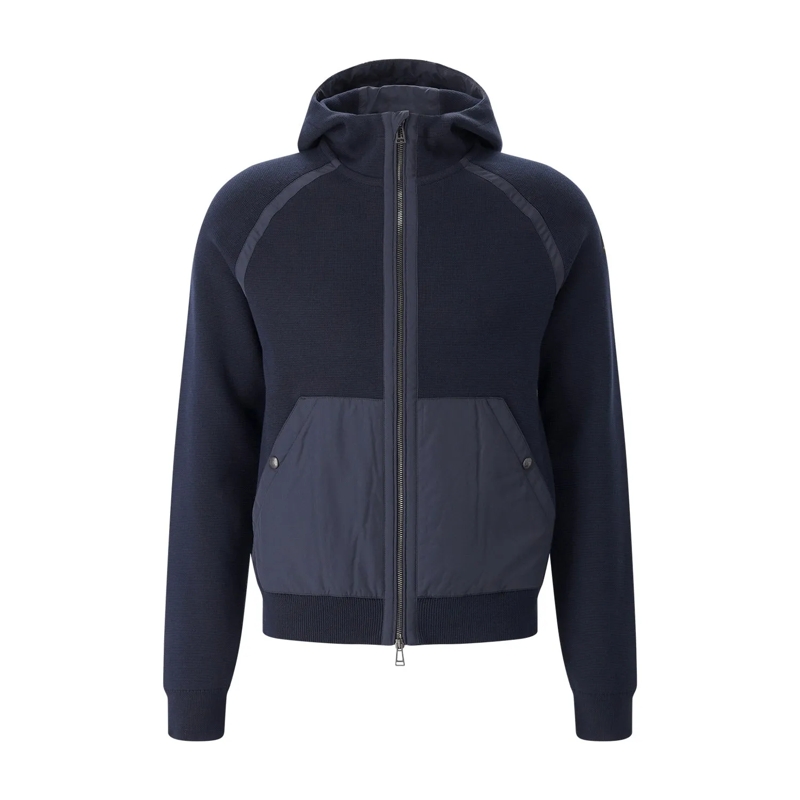 Belstaff Veste de transition Strickjacke mit Logo blau
