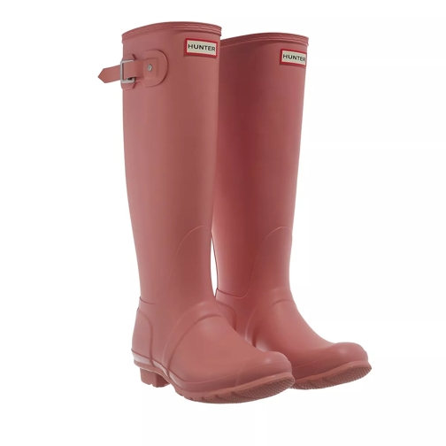 Hunter Womens Original Tall Boot Rough Pink Stivali da pioggia