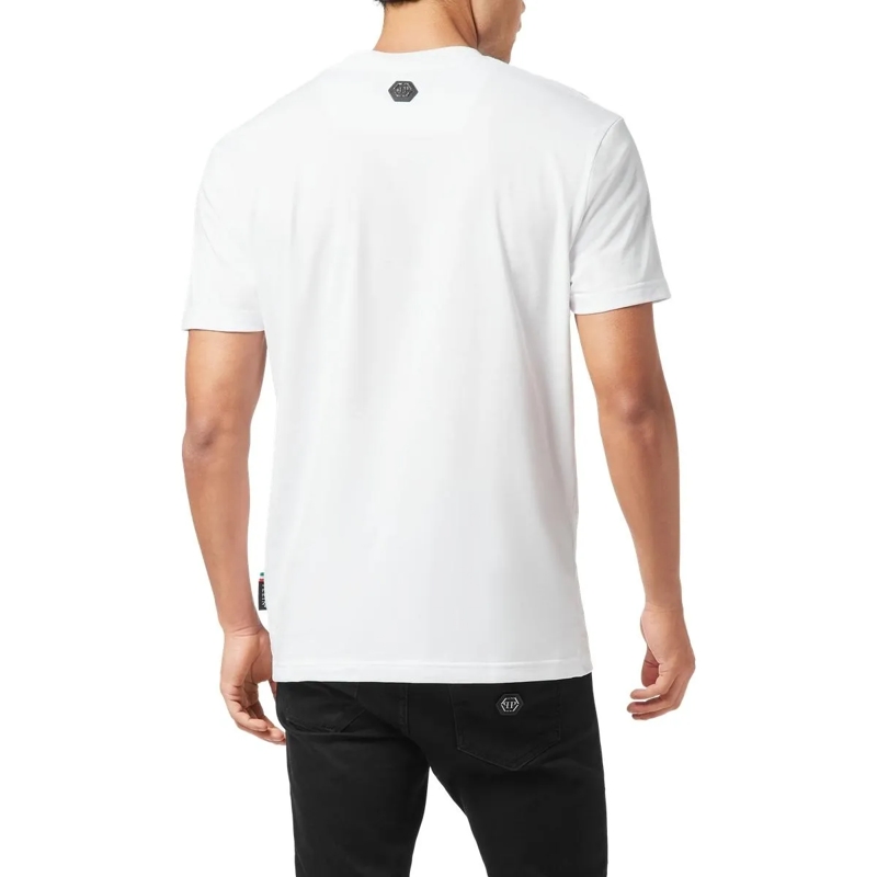 Philipp Plein T-Shirt T-Shirt Rundhalsausschnitt Ss Bulldog weiss(Image 3)