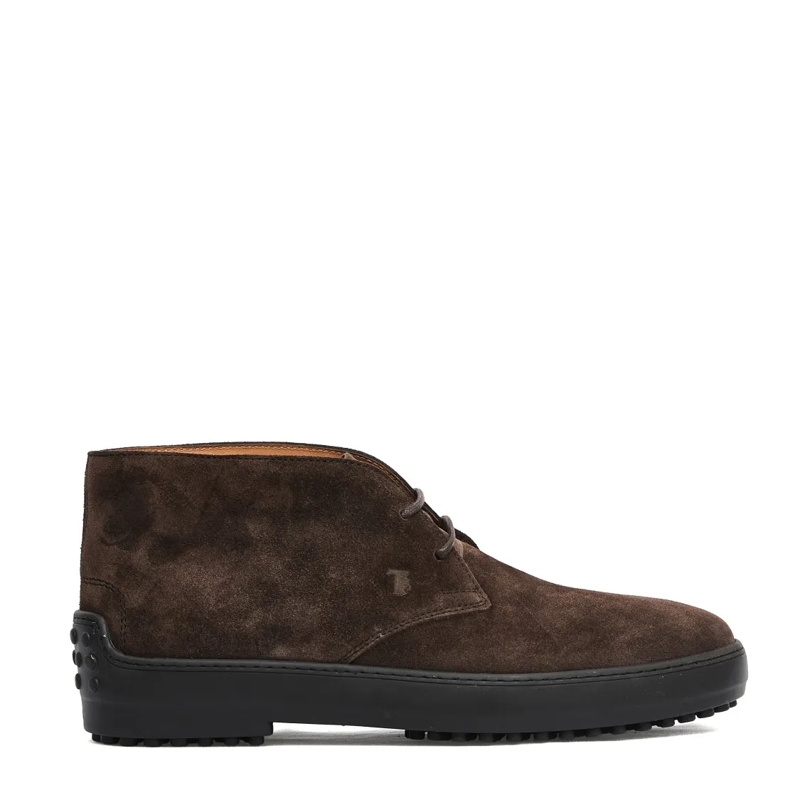 Tod's Bottes Winter Gommino Ankle Boots In Brown Brown