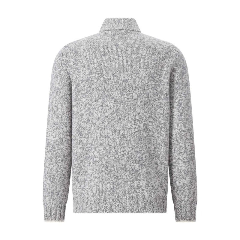 Gran Sasso Pull Pullover aus Schurwolle grau