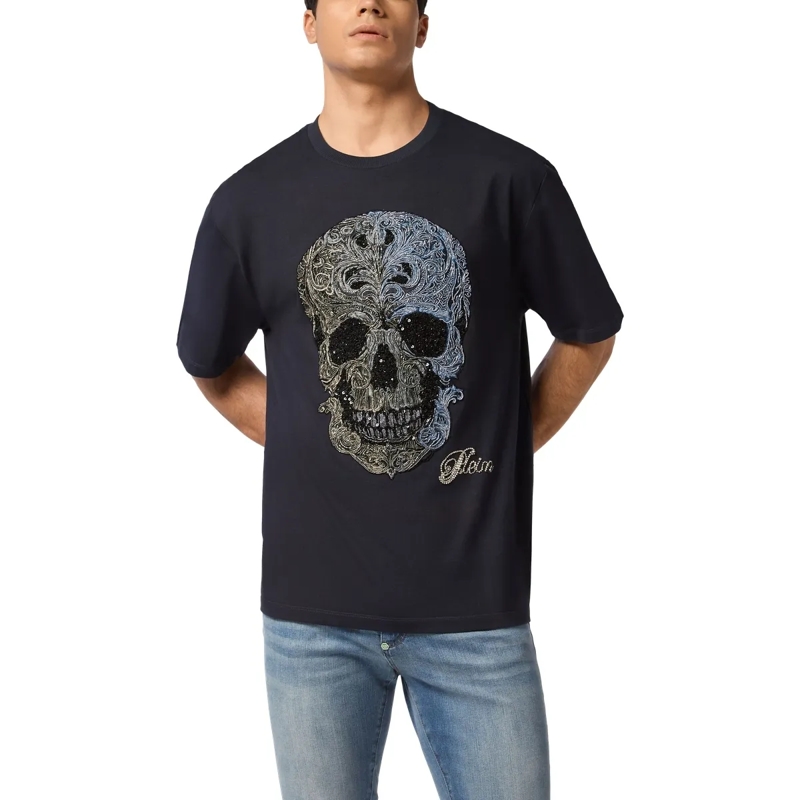 Philipp Plein T-Shirt T-Shirt Rundhalsausschnitt Ss Skull schwarz(Image 3)