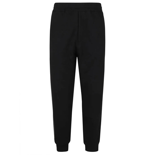 Alexander McQueen Jogginghosen Selvedge Detail Cotton Joggers Black