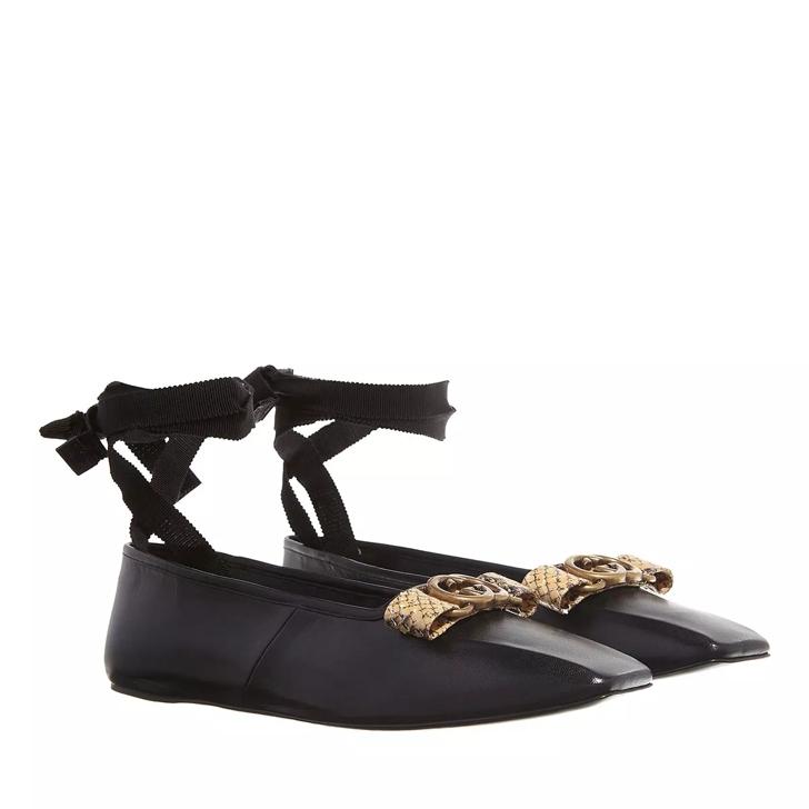 Gucci black ballet on sale flats