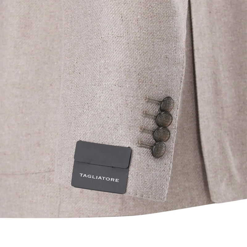 Tagliatore Anzugjacke Zweireihiges Sakko braun(Image 4)