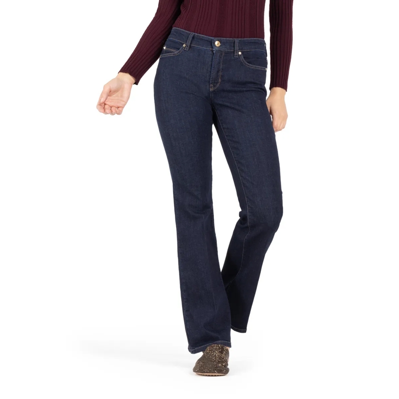 Cambio Jeans Schlaghose aus Denim Dunkelblau (Image 6)