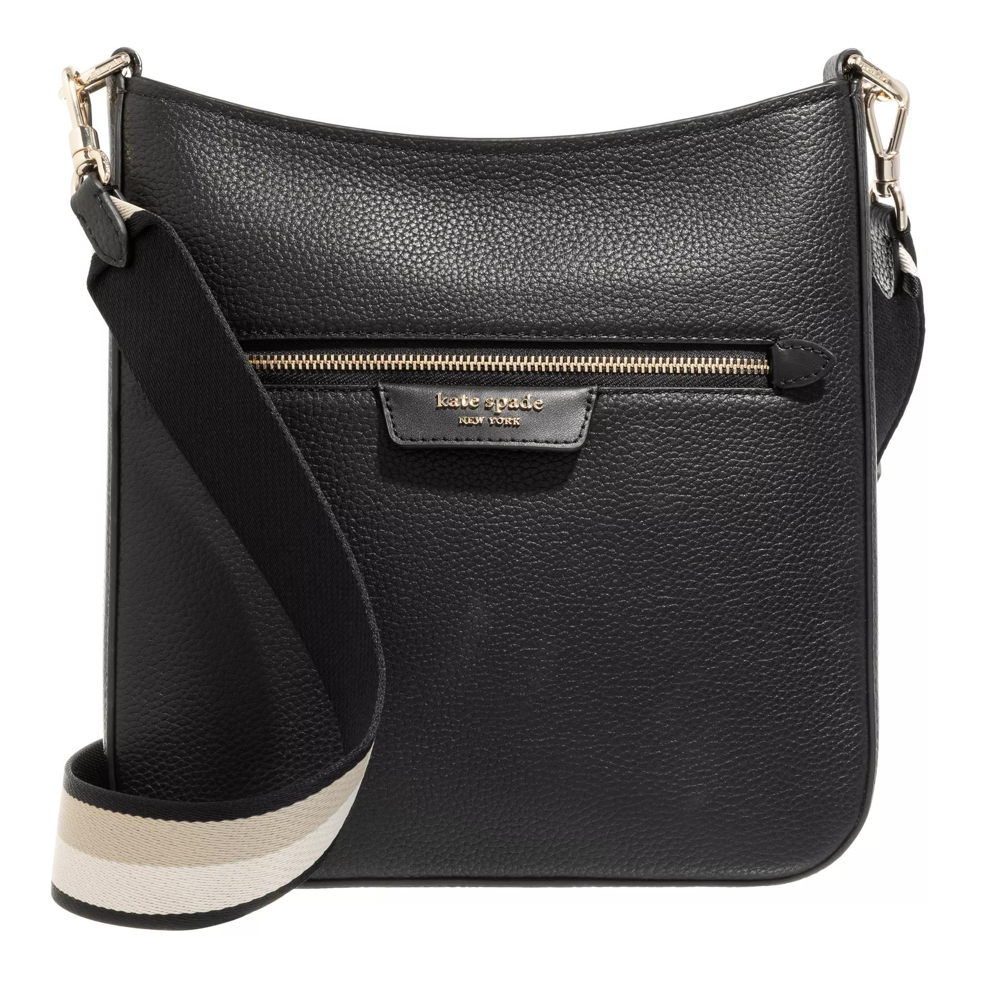 Kate Spade New York Crossbody Bags - Hudson Pebbled Leather Messenger Crossbody - Gr. unisize - in Schwarz - für Damen