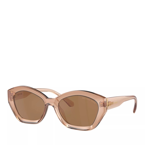 Michael Kors 0MK2209U 54 3999/O Brown Transparent Sunglasses