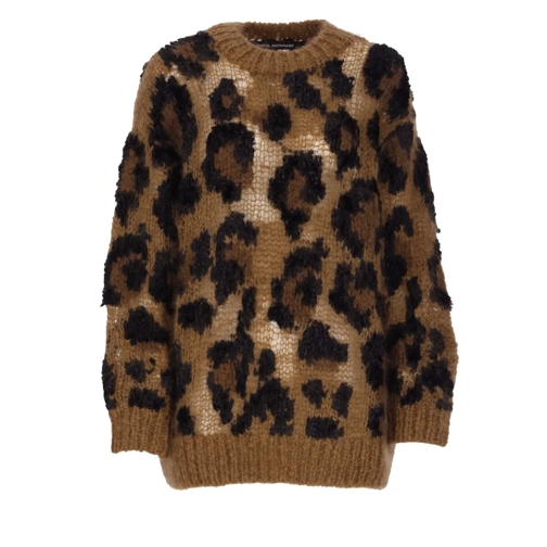 Junya Watanabe Pull Wool Blend Sweater Brown