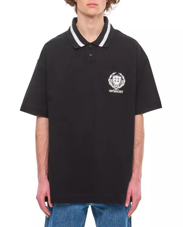 Givenchy - Pocket Cotton Polo - Größe M - black