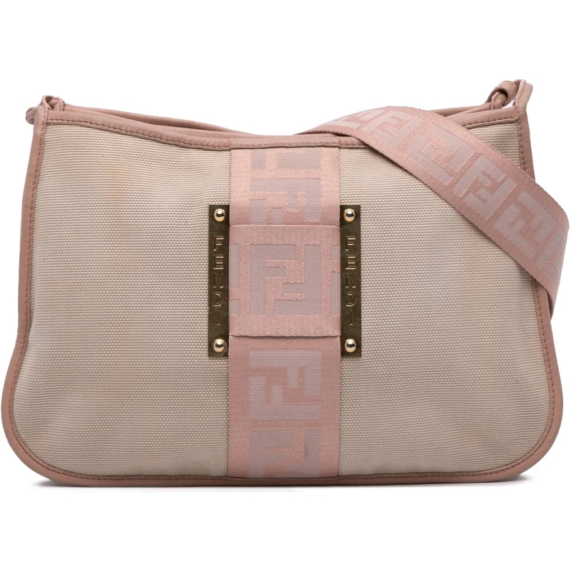 Fendi Sac à bandoulière Canvas Zucca Crossbody braun