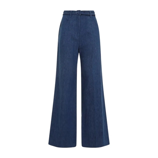 Gabriela Hearst Denim Blue Recycled Cotton Norma Pants Blue Jeans