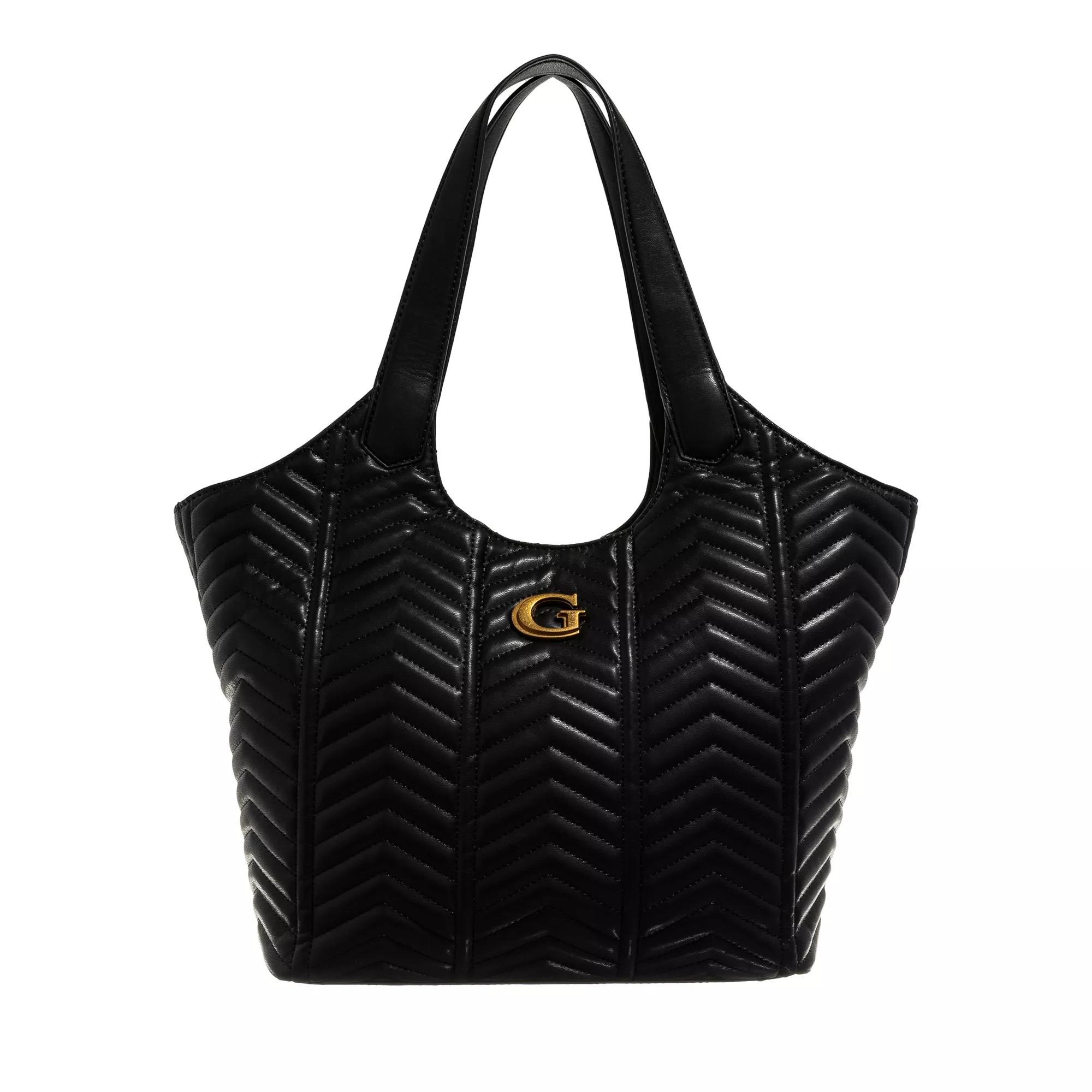 Guess black outlet shopper bag