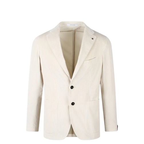 Tagliatore Blazer Ribbed Jacket Neutrals