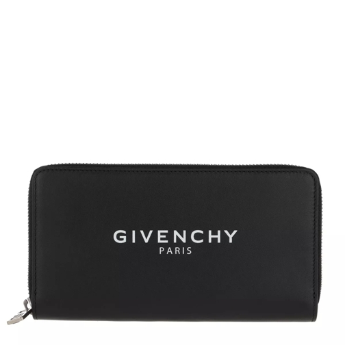 Givenchy Zip-Around Wallet Leather Black Ritsportemonnee
