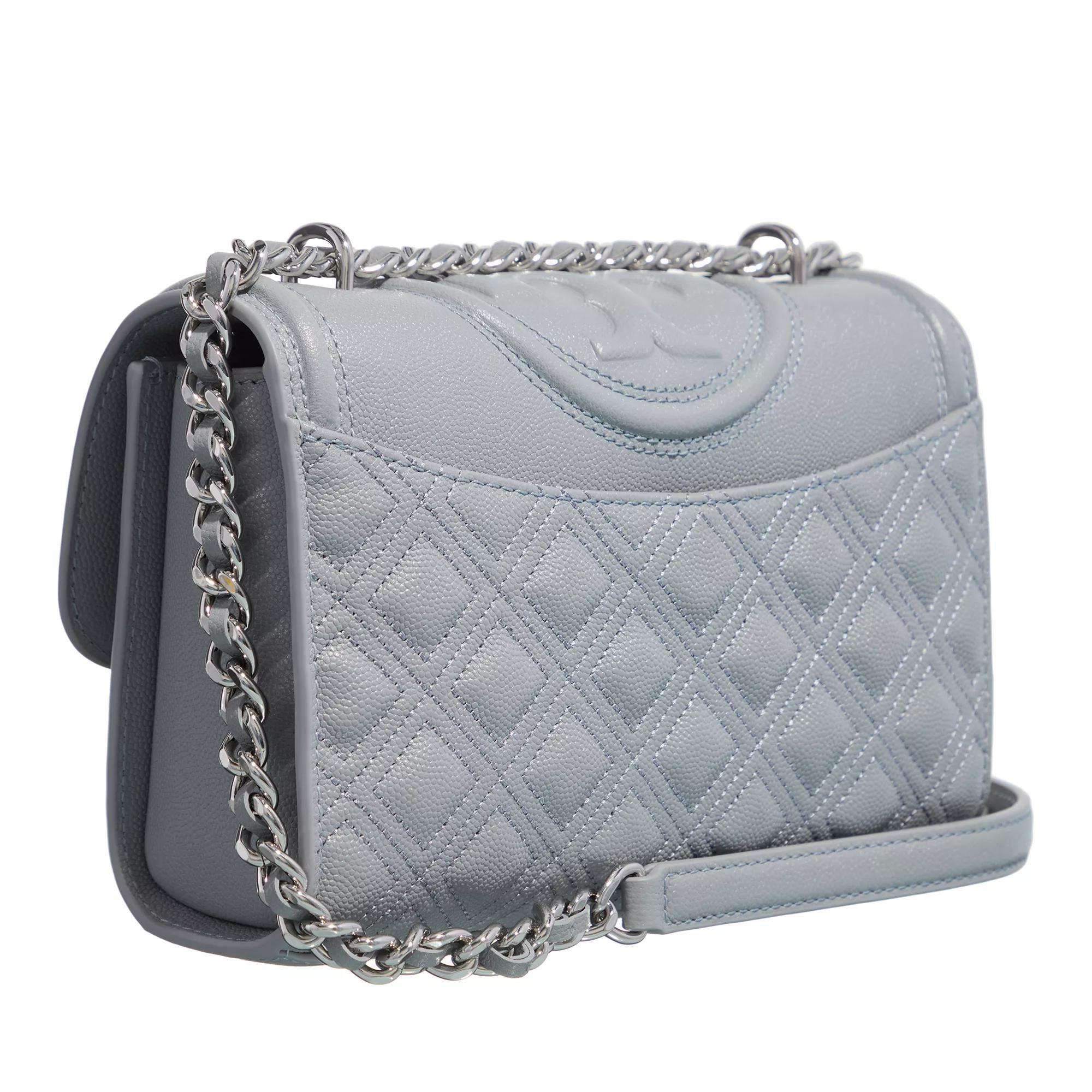 TORY BURCH Crossbody bags Fleming Soft Grain Small Convertible Shoulder Bag in grijs