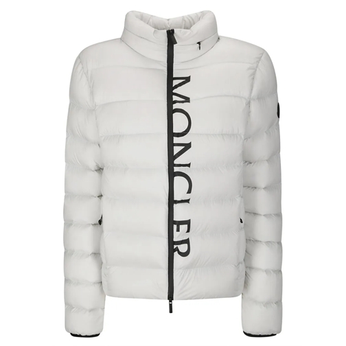 Moncler Übergangsjacke Down Jacket With Print White