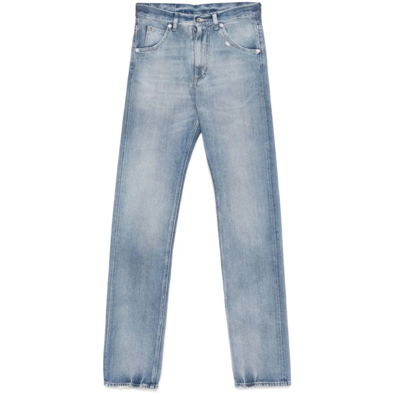 Maison Margiela Jeans Faded Light Blue Slim Fit Jeans Blue