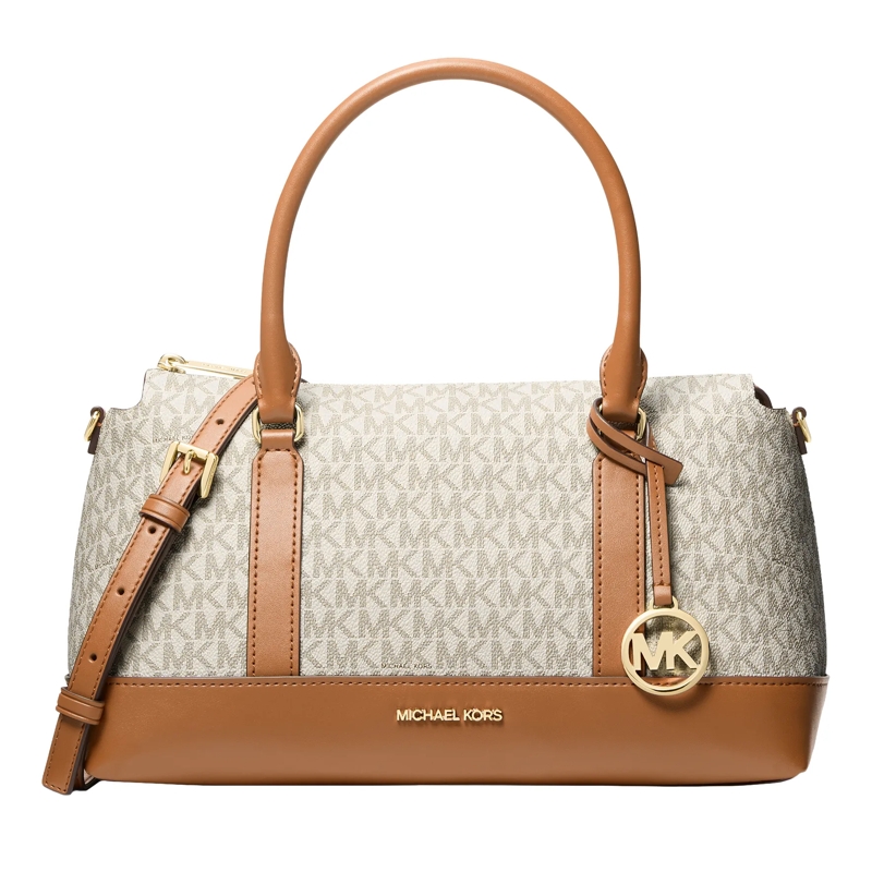 MICHAEL Michael Kors Satchel Md Tz Satchel Vanilla/acrn