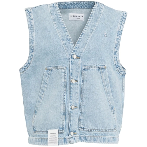 ICON DENIM Top Denim vest 'Kit' blau