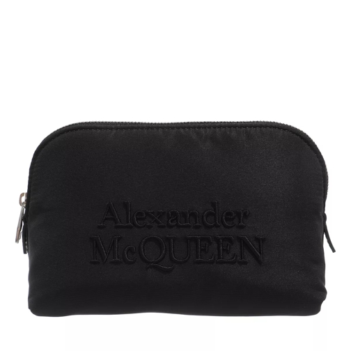 Alexander McQueen Medium Zip Pouch Black Nécessaire