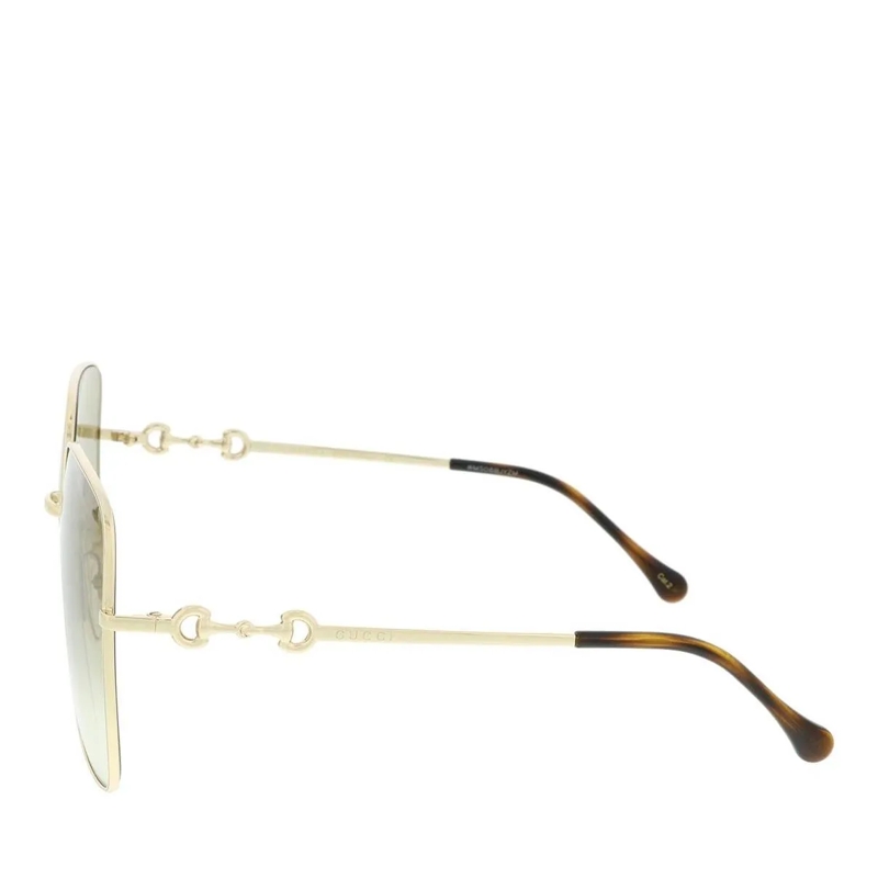 Gucci Sonnenbrille GG0879S-002 61 Sunglass WOMAN METAL GOLD(Image 4)